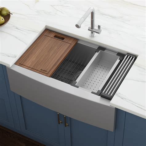 apron front sink lowe's